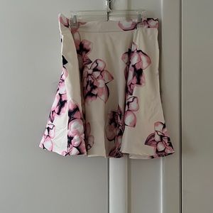 Papaya crop top and skirt set